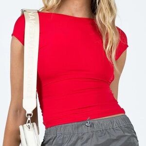 Princess Polly Rosalinda Top Red